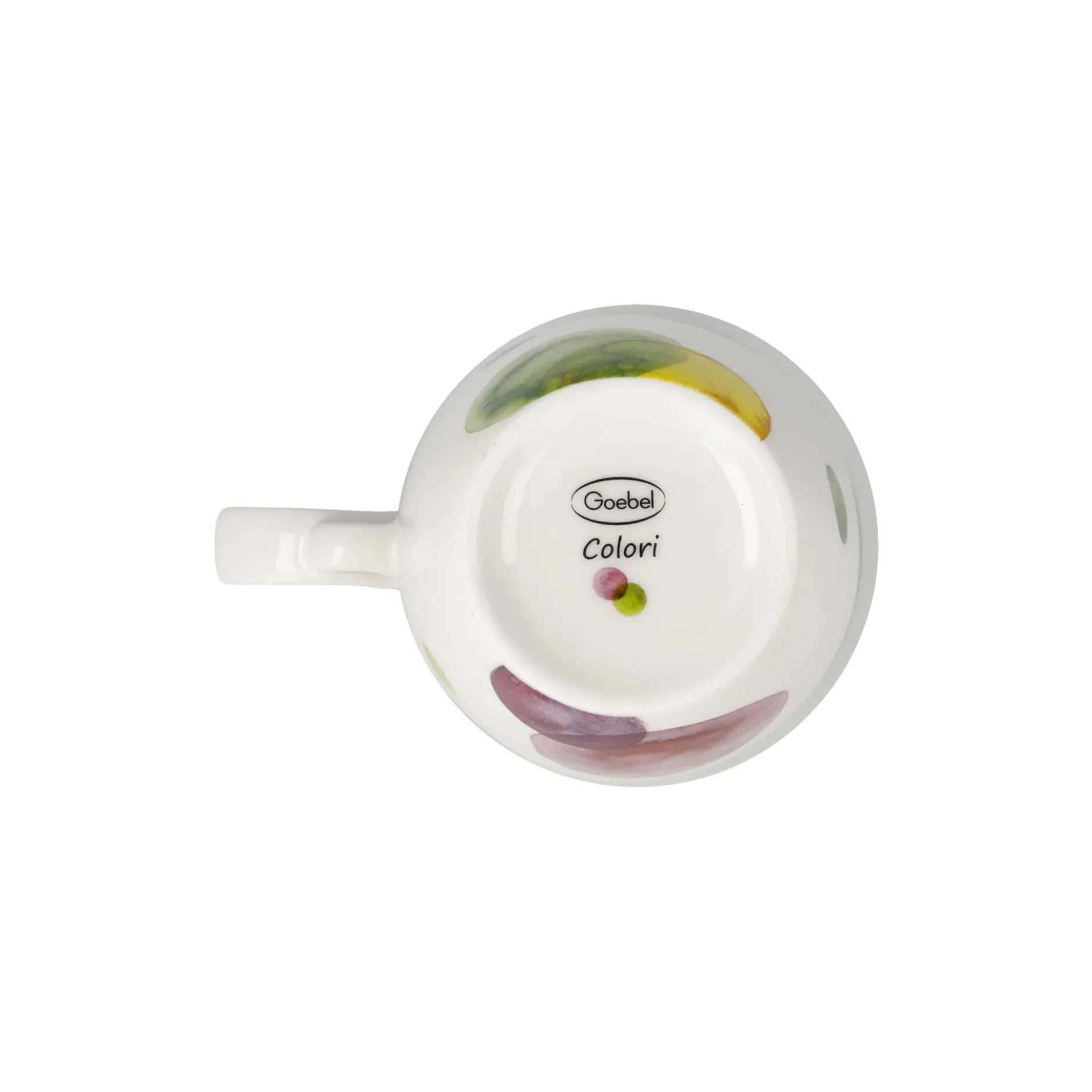Goebel Teetasse mit Sieb und Deckel 'Colori Mix'