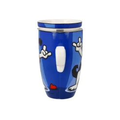 Goebel Teetasse mit Sieb und Deckel 'Rock On'