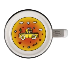 Goebel Teetasse mit Sieb und Deckel 'Around Traffic'