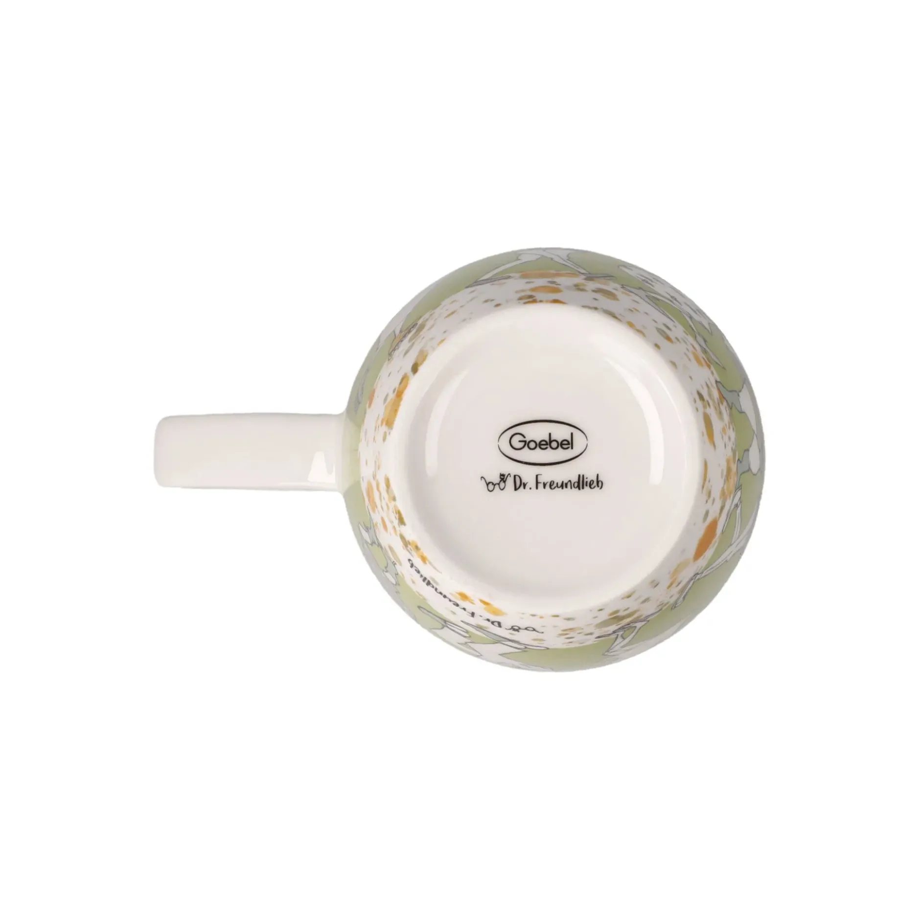 Goebel Teetasse mit Sieb und Deckel 'Bestes Alter'