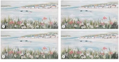Handbemalter Kunstdruck 'Urlaubsfeeling' 120x60cm