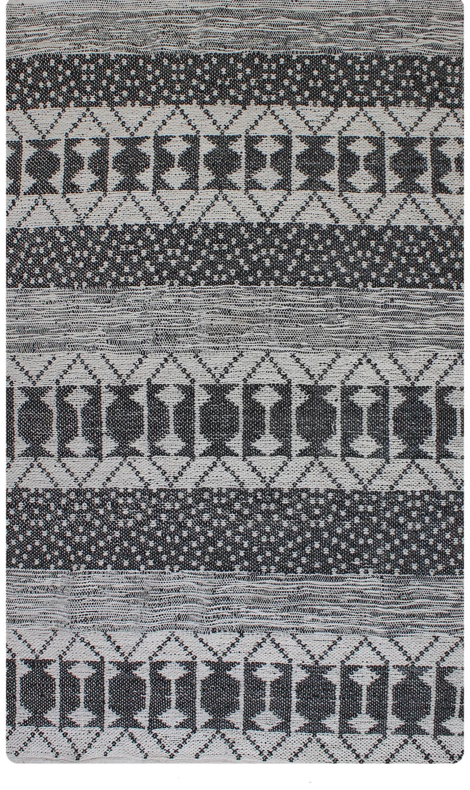 Handgefertigter Teppich 'Alpha und Omega' 160x230cm
