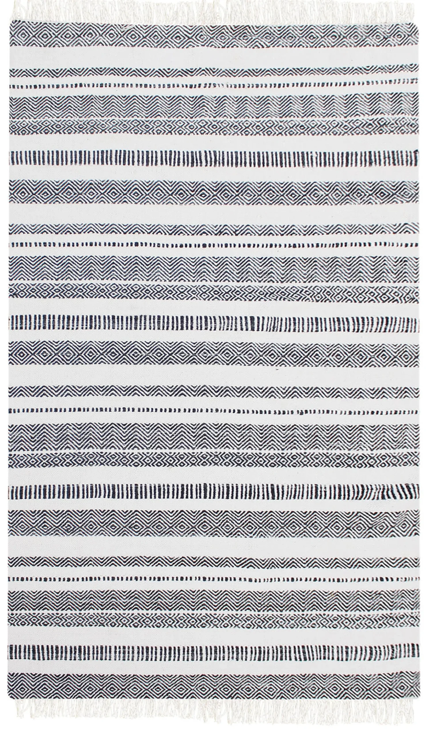 Handgefertigter Teppich 'Mindful Mess' 160x230cm