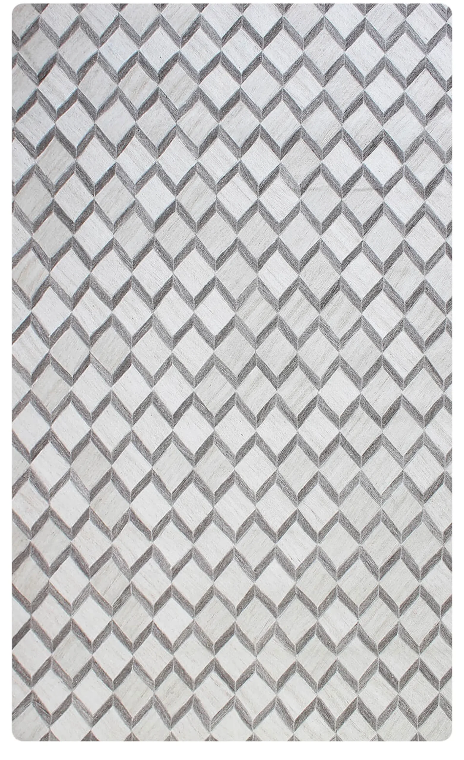 Handgefertigter Teppich 'Sanfte Annäherung' 160x230cm