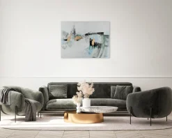 Handgemaltes Gemälde 'Abstractionist Landscape' 100x75cm | inkl. Echtheitszertifikat