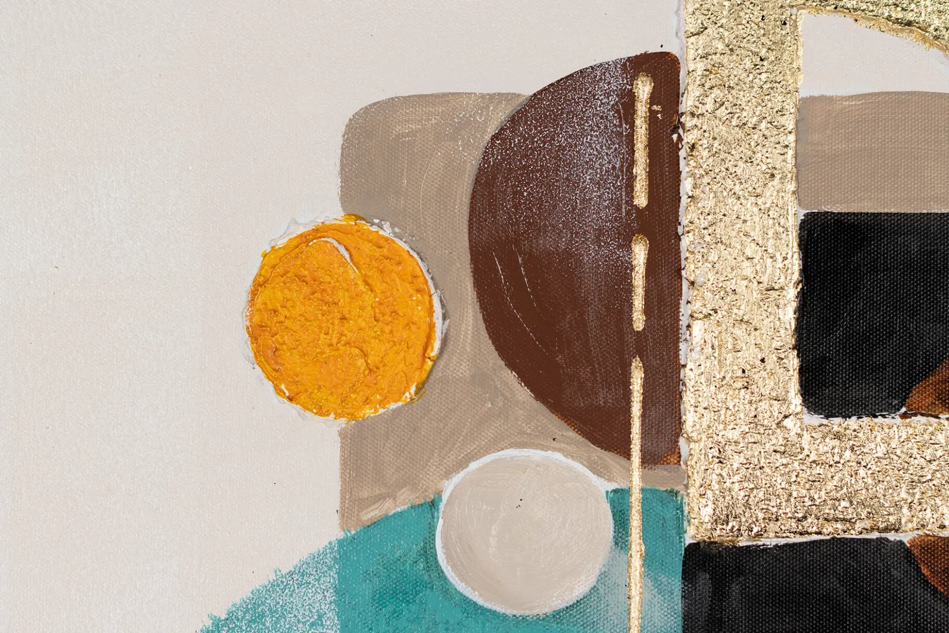 Handgemaltes Gemälde 'Abstract Thoughts' 50x75cm | inkl. Echtheitszertifikat