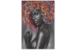 Handgemaltes Gemälde 'Abstract Mind' 60x90cm | inkl. Echtheitszertifikat