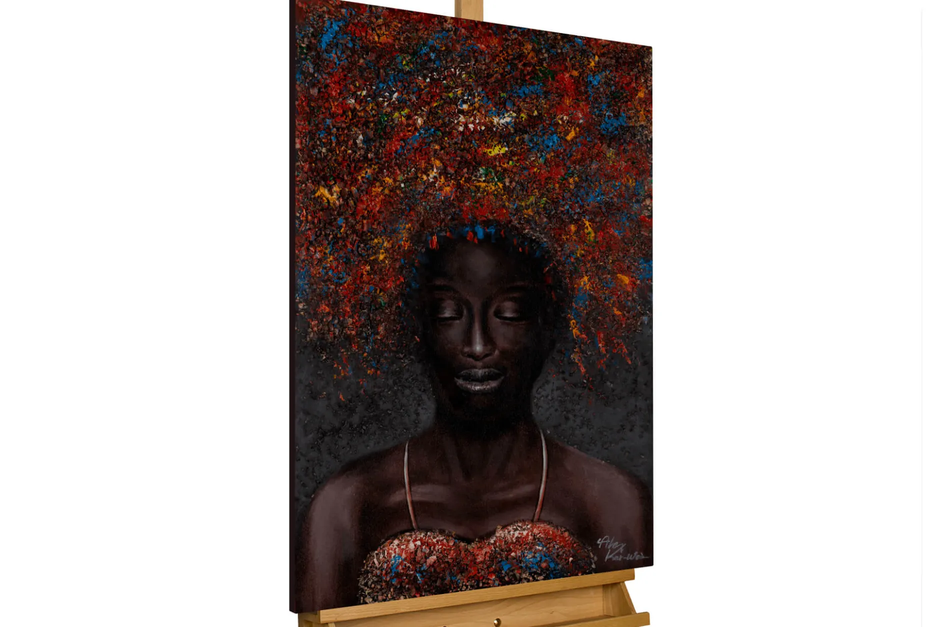 Handgemaltes Gemälde 'Affluent Heritage' 60x90cm | inkl. Echtheitszertifikat