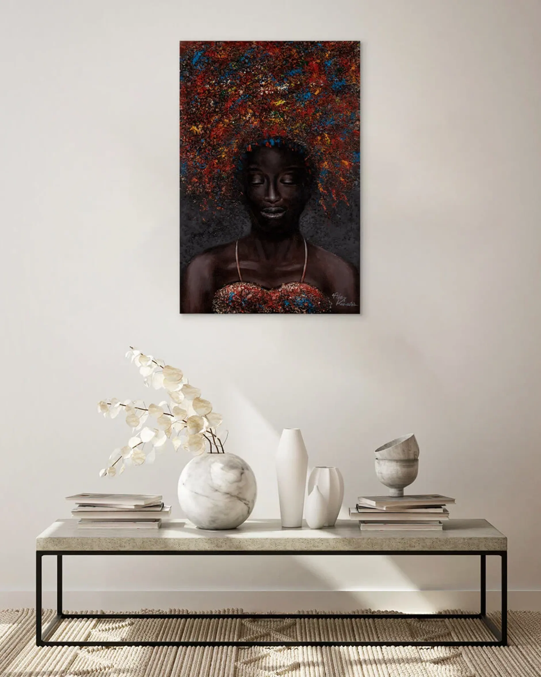 Handgemaltes Gemälde 'Affluent Heritage' 60x90cm | inkl. Echtheitszertifikat