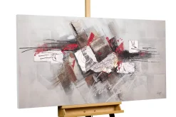 Handgemaltes Gemälde 'A Great Collision' 140x70cm | inkl. Echtheitszertifikat