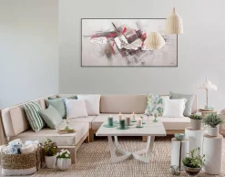 Handgemaltes Gemälde 'A Great Collision' 140x70cm | inkl. Echtheitszertifikat