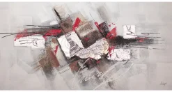 Handgemaltes Gemälde 'A Great Collision' 140x70cm | inkl. Echtheitszertifikat