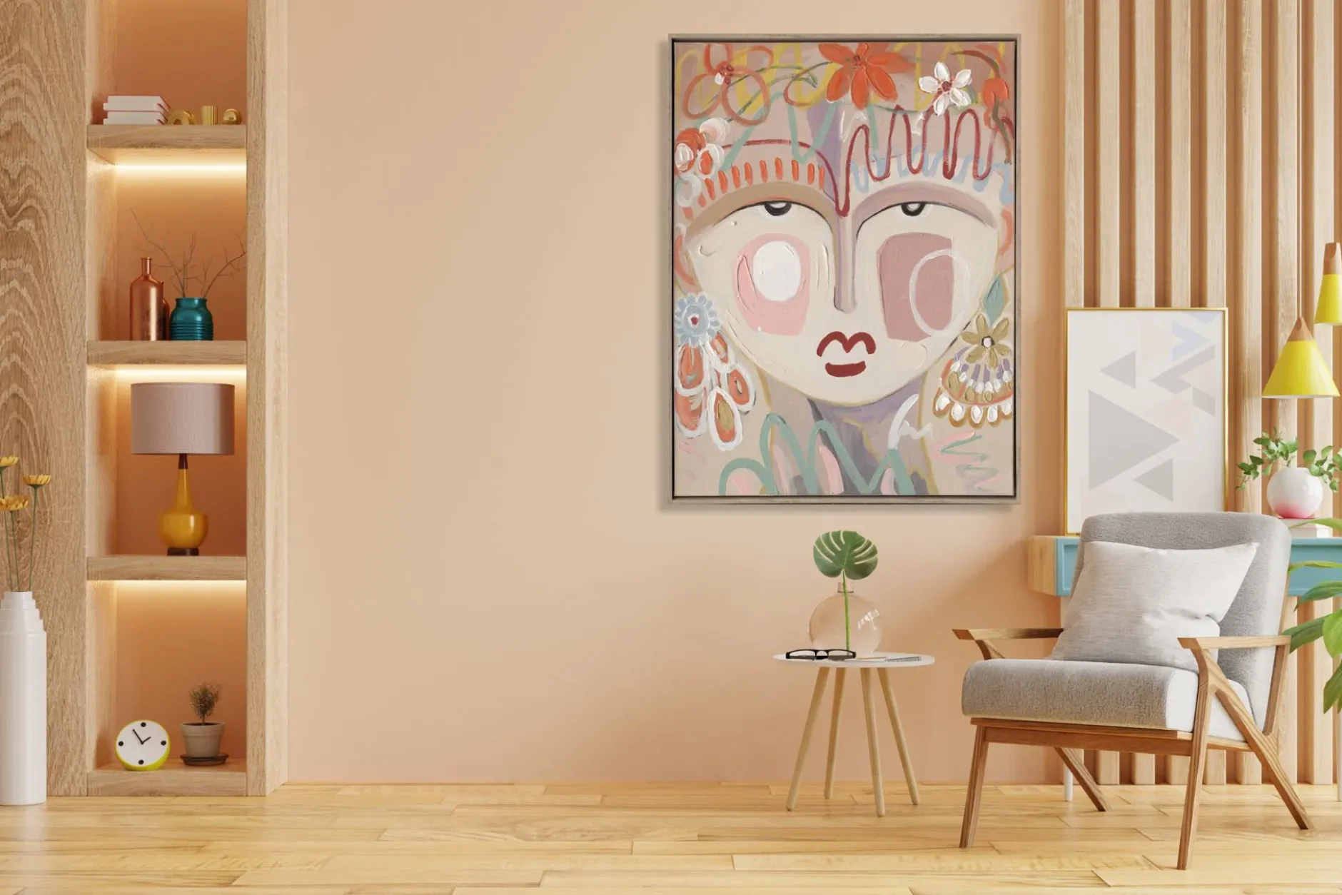 Handgemaltes Gemälde 'All Dressed Up' 60x80cm | inkl. Echtheitszertifikat