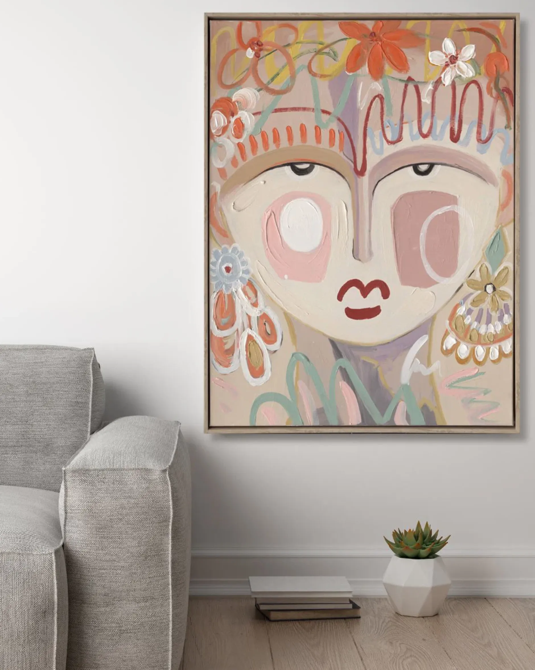 Handgemaltes Gemälde 'All Dressed Up' 60x80cm | inkl. Echtheitszertifikat