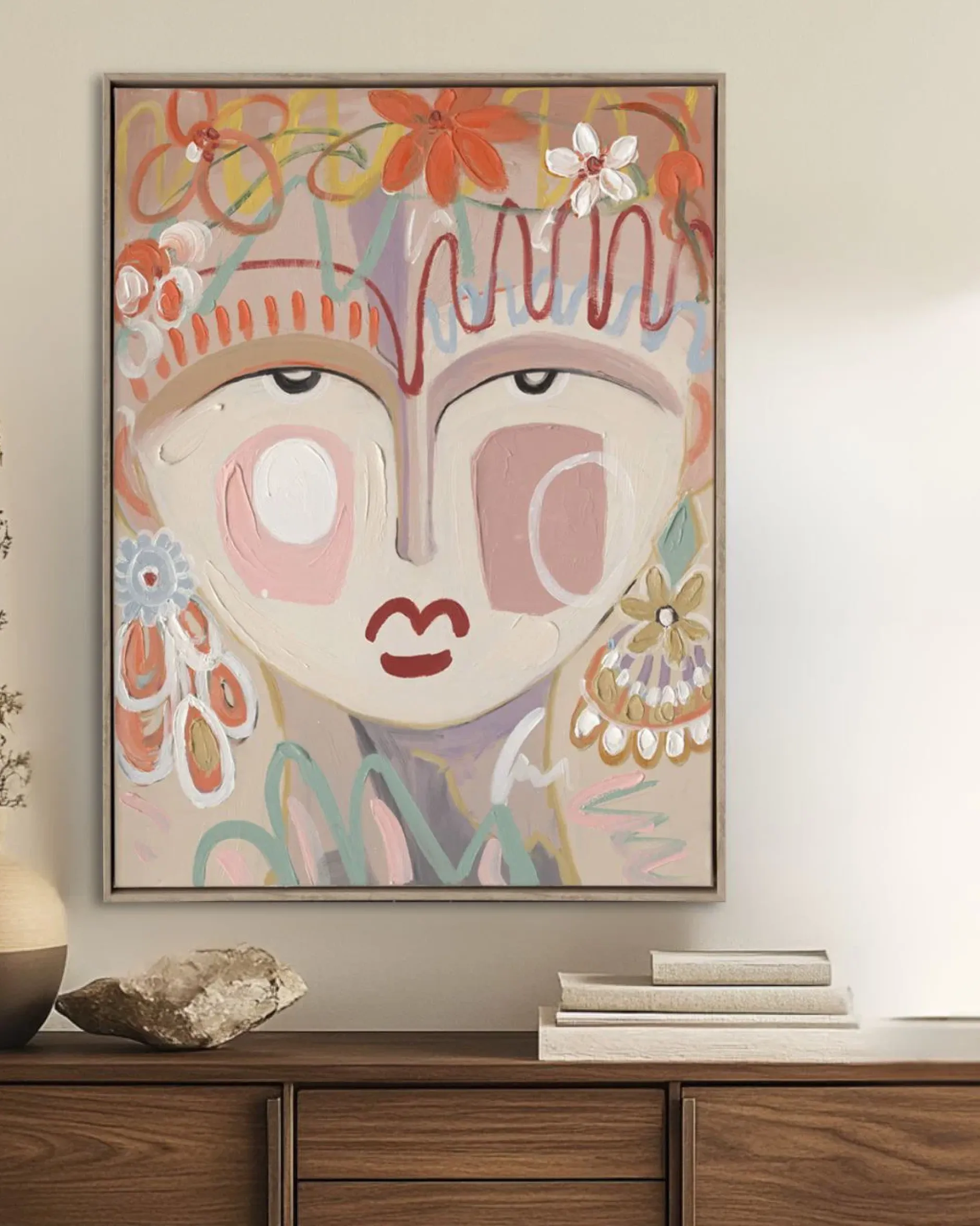 Handgemaltes Gemälde 'All Dressed Up' 60x80cm | inkl. Echtheitszertifikat