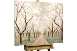 Handgemaltes Gemälde 'Allee voller Blüten' 100x75cm | inkl. Echtheitszertifikat