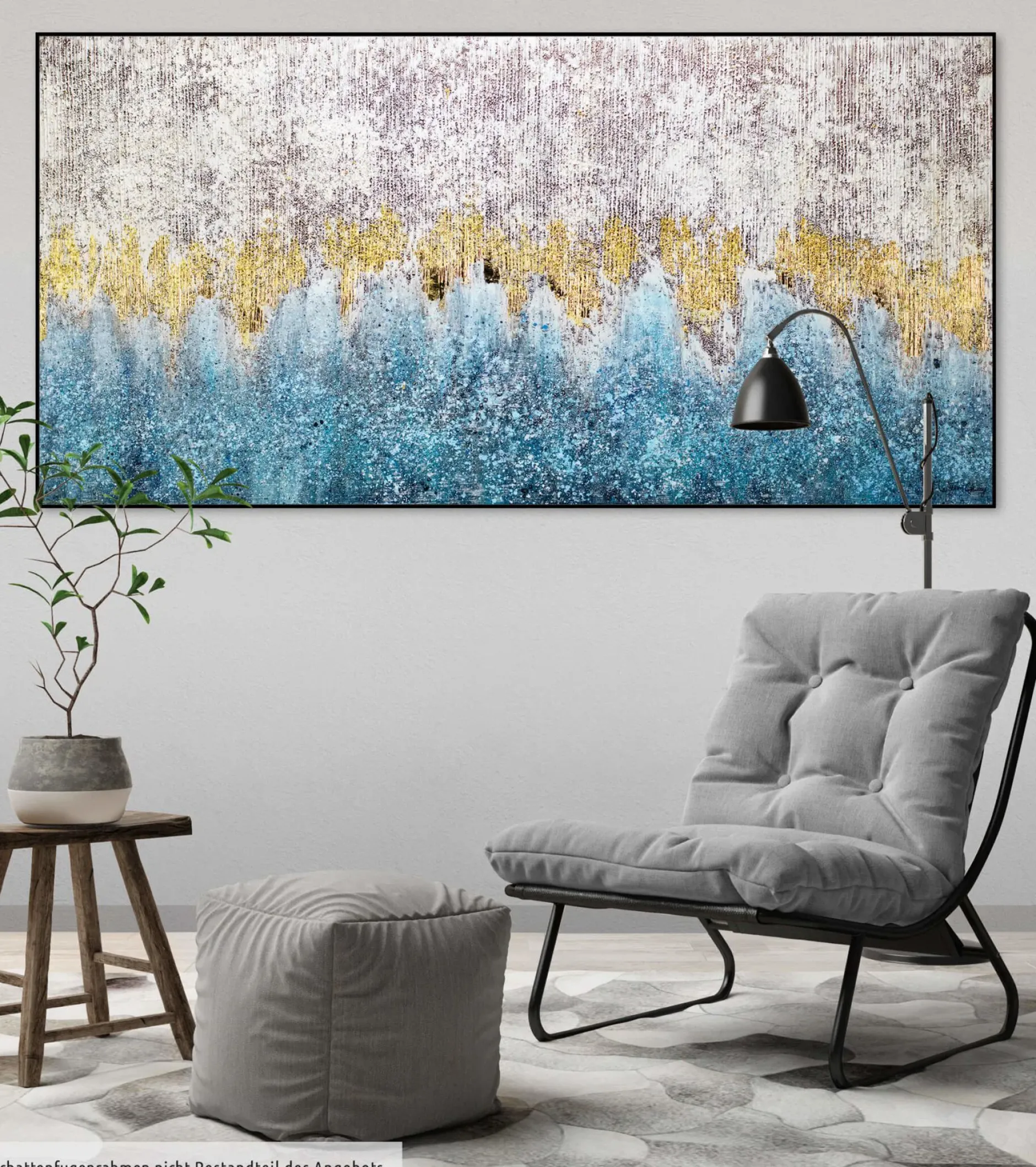 Handgemaltes Gemälde 'Ambivalenz' 140x70cm | inkl. Echtheitszertifikat