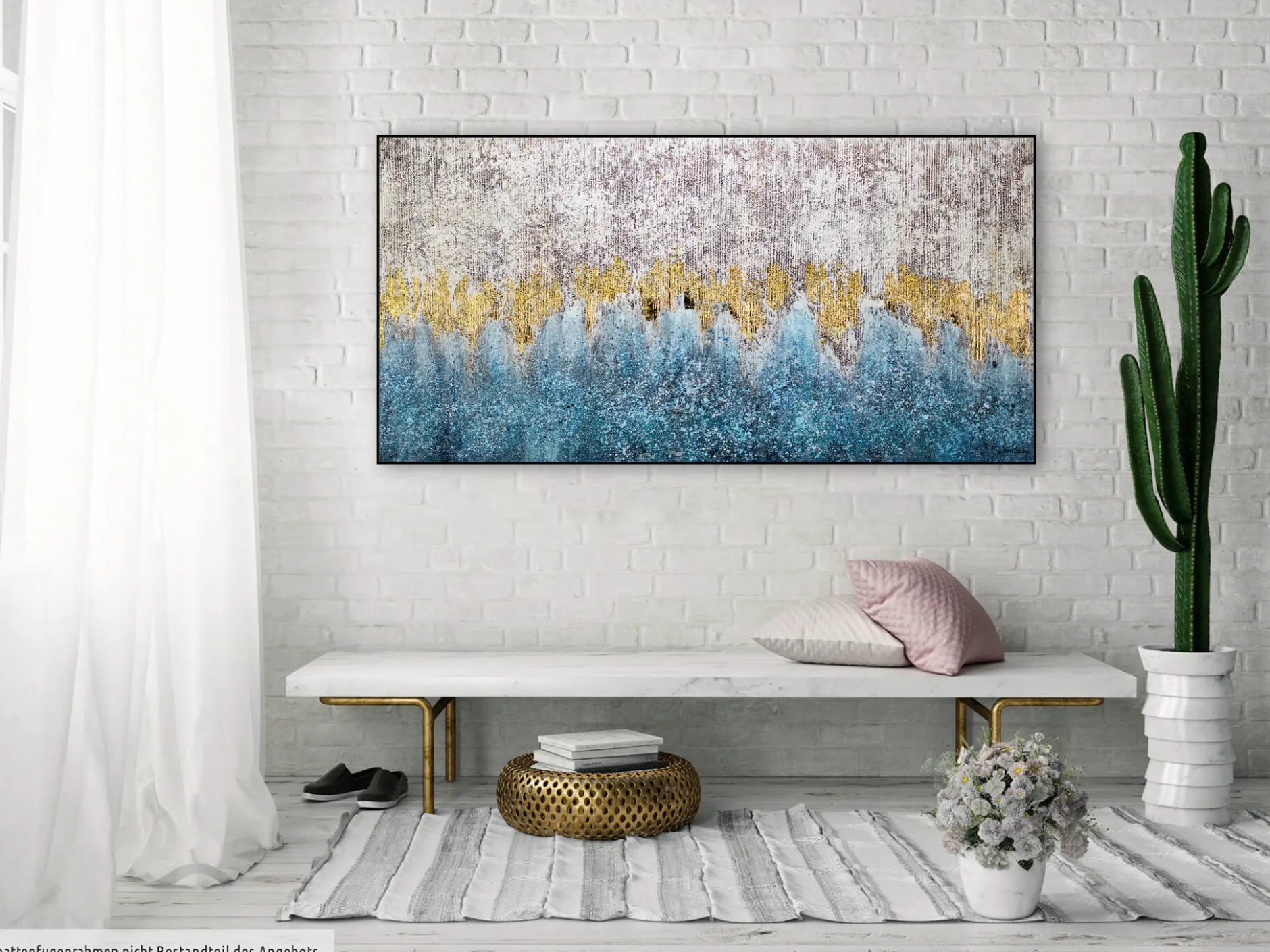 Handgemaltes Gemälde 'Ambivalenz' 140x70cm | inkl. Echtheitszertifikat