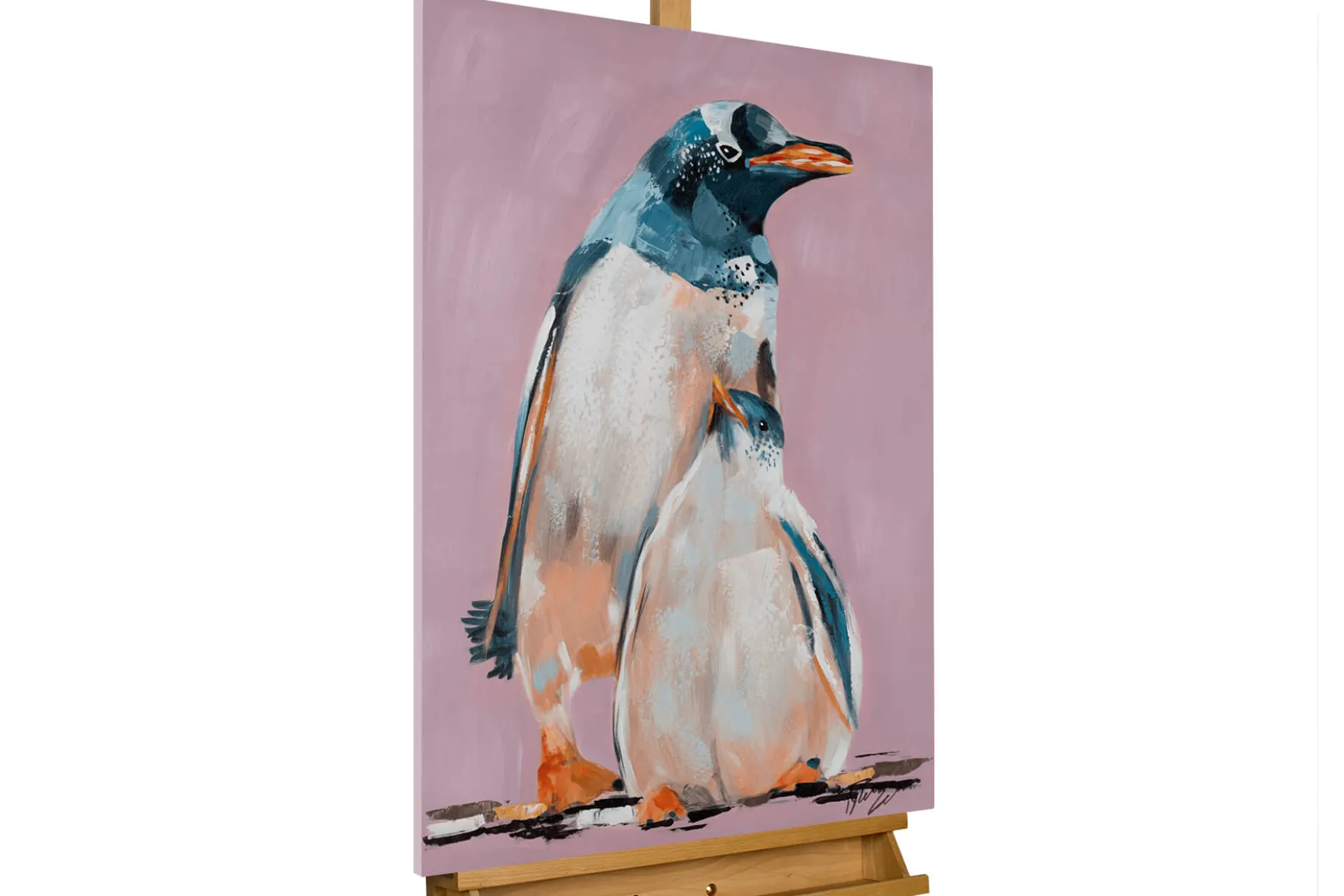 Handgemaltes Gemälde 'Arctic Native' 60x90cm | inkl. Echtheitszertifikat