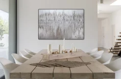 Handgemaltes Gemälde 'Argentic Loom' 90x60cm | inkl. Echtheitszertifikat