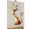 Handgemaltes Gemälde 'Aristocat' 60x80cm | inkl. Echtheitszertifikat
