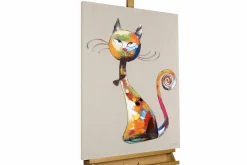 Handgemaltes Gemälde 'Aristocat' 60x80cm | inkl. Echtheitszertifikat