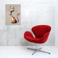 Handgemaltes Gemälde 'Aristocat' 60x80cm | inkl. Echtheitszertifikat