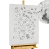 Handgemaltes Gemälde 'A silver Shimmer' 60x90cm | inkl. Echtheitszertifikat
