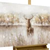 Handgemaltes Gemälde 'Auge in Auge' 120x60cm | inkl. Echtheitszertifikat