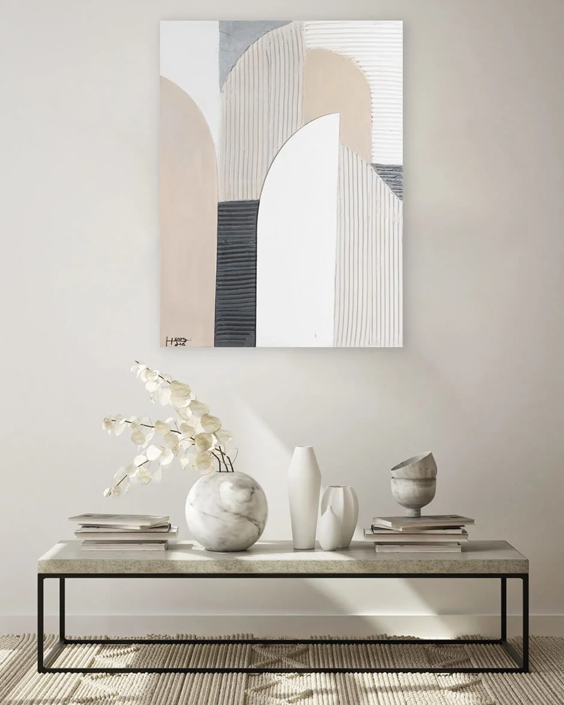 Handgemaltes Gemälde 'Augenblick der Harmonie' 75x100cm | inkl. Echtheitszertifikat