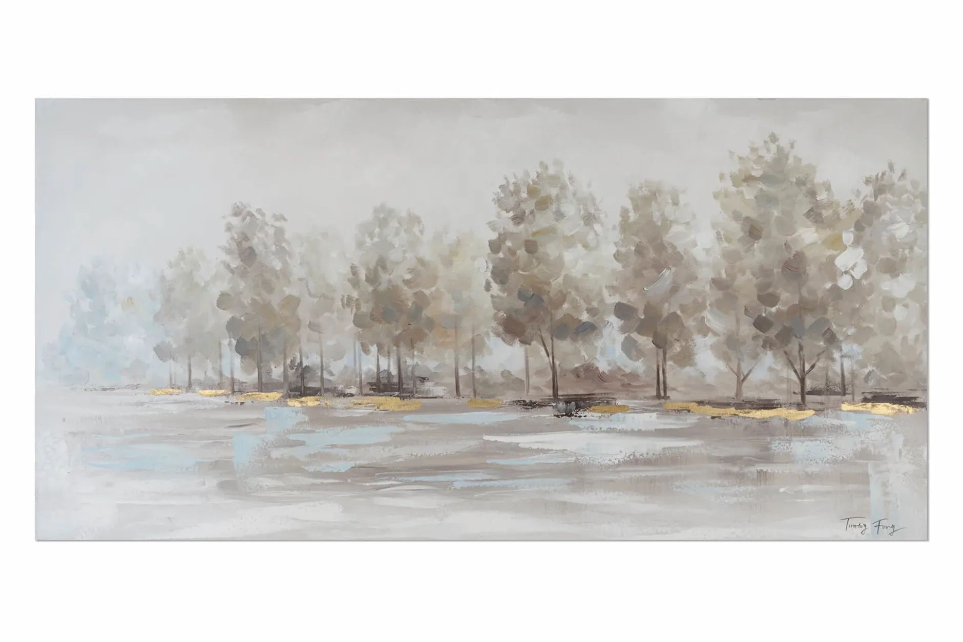 Handgemaltes Gemälde 'Ausflug aufs Land' 120x60cm | inkl. Echtheitszertifikat