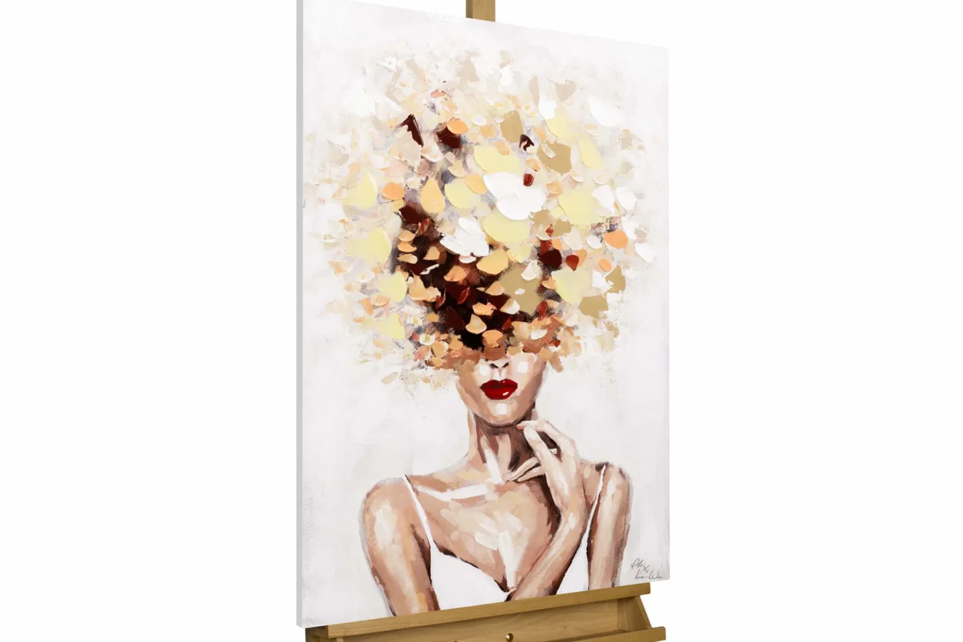 Handgemaltes Gemälde 'Autumn's Muse' 60x90cm | inkl. Echtheitszertifikat