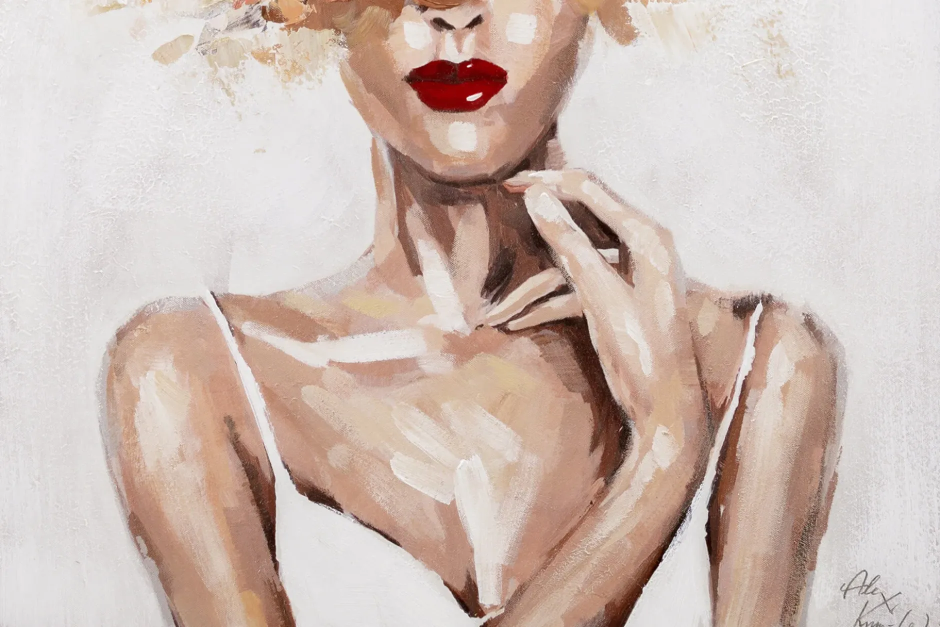 Handgemaltes Gemälde 'Autumn's Muse' 60x90cm | inkl. Echtheitszertifikat