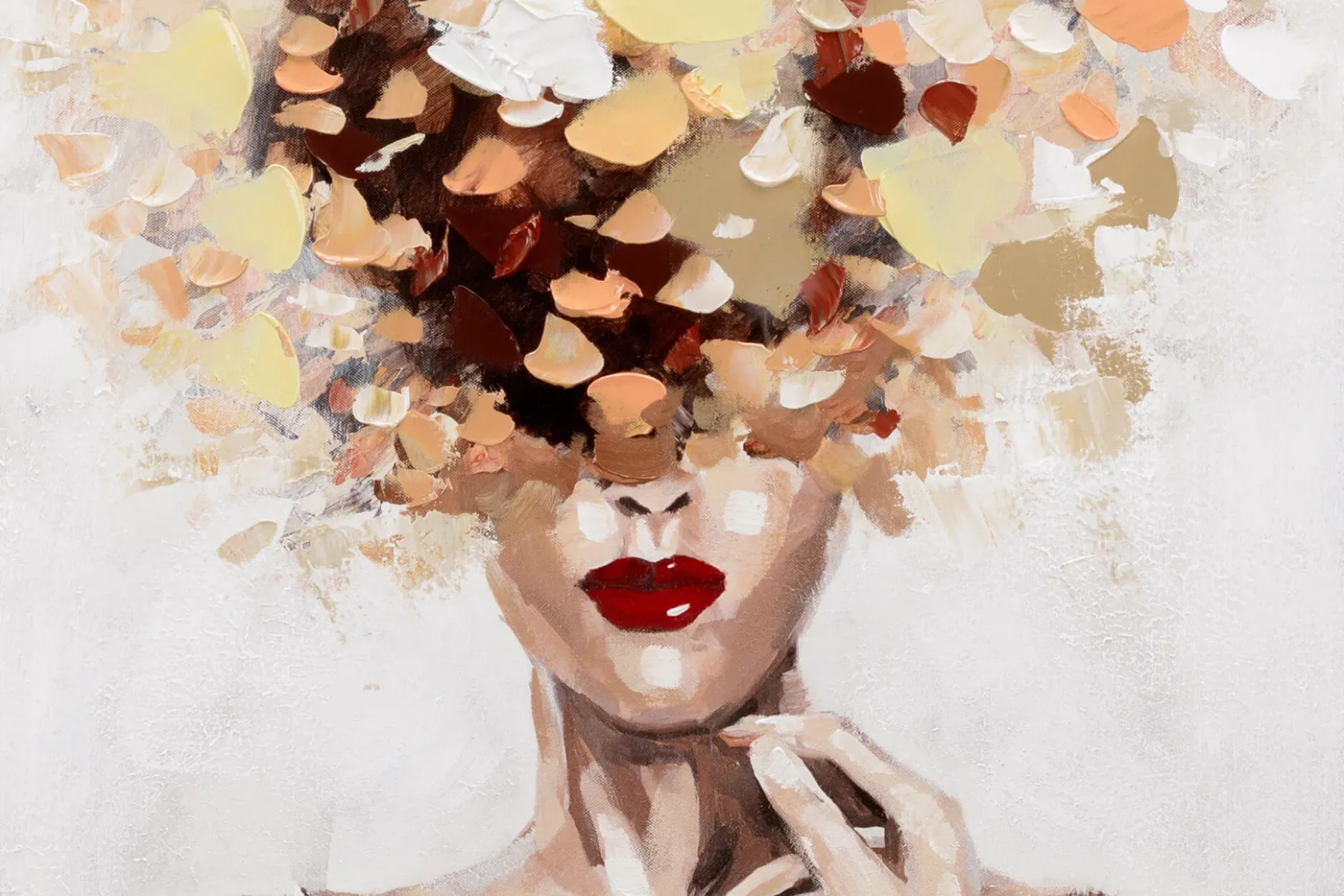 Handgemaltes Gemälde 'Autumn's Muse' 60x90cm | inkl. Echtheitszertifikat