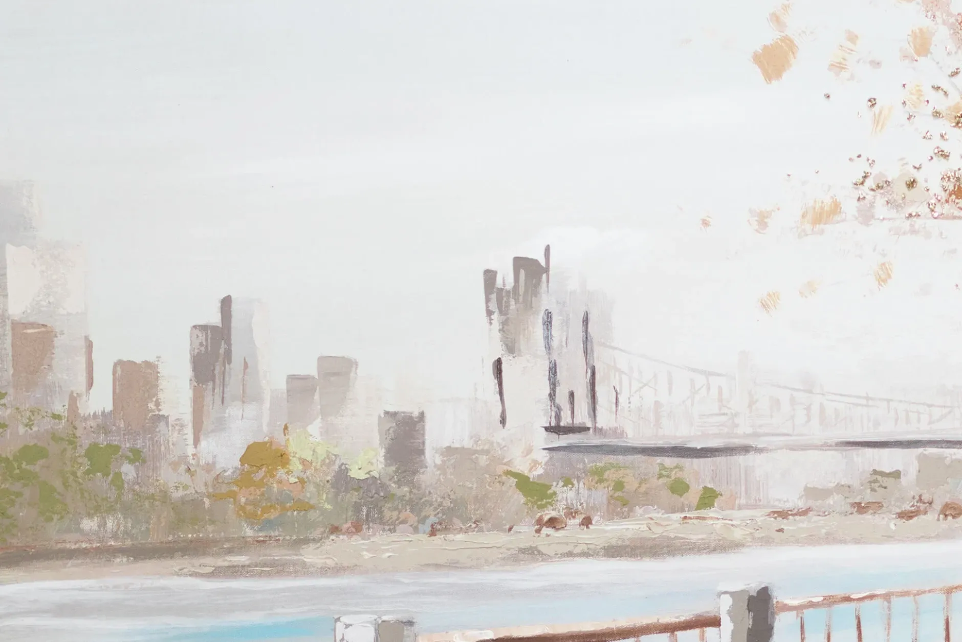 Handgemaltes Gemälde 'Autumn Walk' 120x60cm | inkl. Echtheitszertifikat