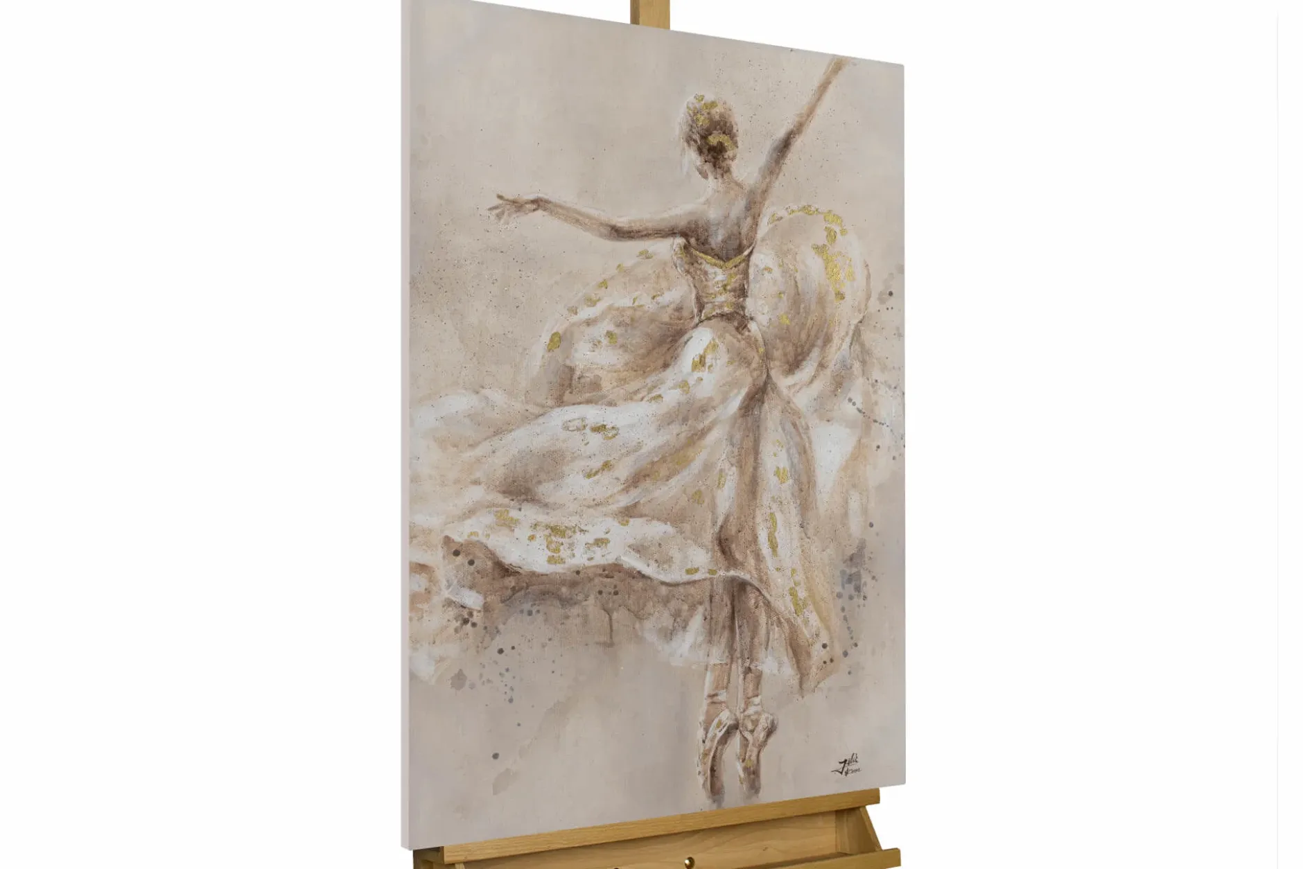 Handgemaltes Gemälde 'Ballerina Solo' 60x90cm | inkl. Echtheitszertifikat