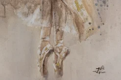 Handgemaltes Gemälde 'Ballerina Solo' 60x90cm | inkl. Echtheitszertifikat