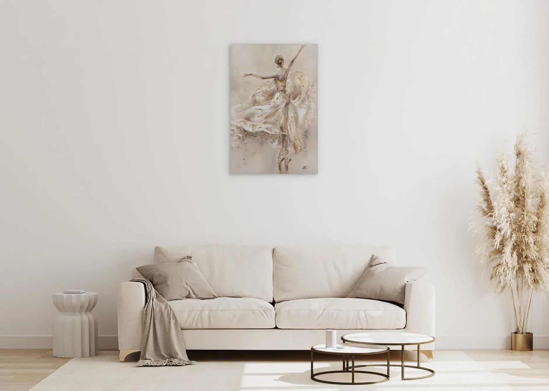 Handgemaltes Gemälde 'Ballerina Solo' 60x90cm | inkl. Echtheitszertifikat