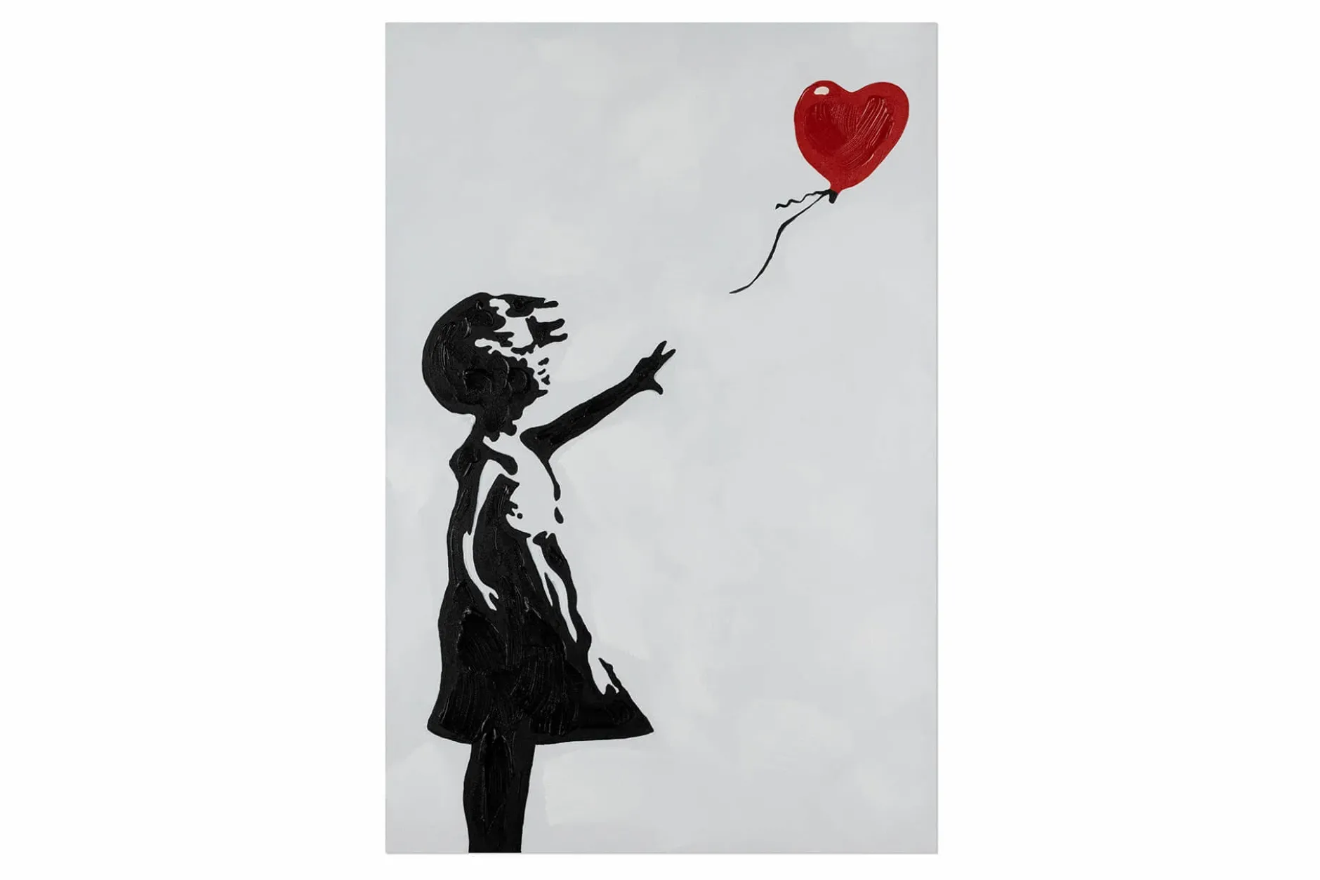 Handgemaltes Gemälde 'Banksy's Heart Balloon' | inkl. Echtheitszertifikat