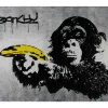 Handgemaltes Gemälde 'Banksy's Banana Joy' 100x75cm | inkl. Echtheitszertifikat