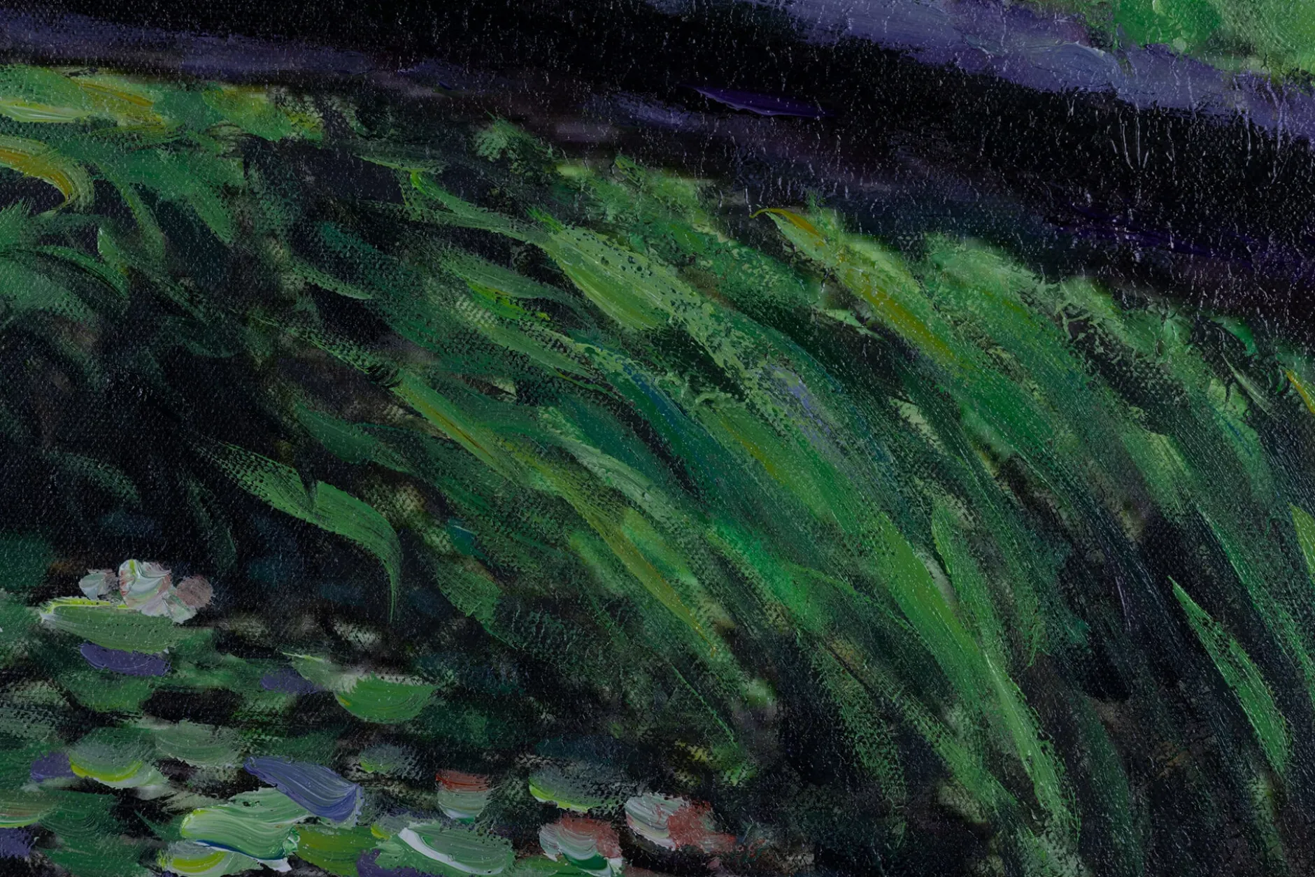 Handgemaltes Gemälde 'Banksy's Monet' 80x80cm | inkl. Echtheitszertifikat