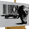 Handgemaltes Gemälde 'Banksy's Escaped' 75x100cm | inkl. Echtheitszertifikat