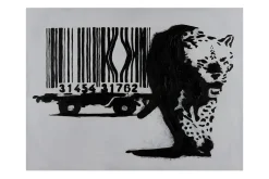 Handgemaltes Gemälde 'Banksy's Escaped' 75x100cm | inkl. Echtheitszertifikat