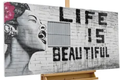 Handgemaltes Gemälde 'Banksy's Icon of Jazz' 120x60cm | inkl. Echtheitszertifikat