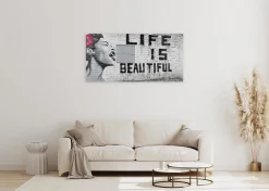 Handgemaltes Gemälde 'Banksy's Icon of Jazz' 120x60cm | inkl. Echtheitszertifikat