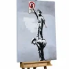 Handgemaltes Gemälde 'Banksy's Rascals' 75x100cm | inkl. Echtheitszertifikat