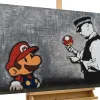 Handgemaltes Gemälde 'Banksy's Police Control' 120x60cm | inkl. Echtheitszertifikat