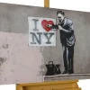 Handgemaltes Gemälde 'Banksy's Diagnosis' 100x75cm | inkl. Echtheitszertifikat