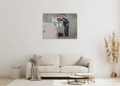 Handgemaltes Gemälde 'Banksy's Diagnosis' 100x75cm | inkl. Echtheitszertifikat