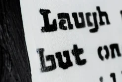 Handgemaltes Gemälde 'Banksy's Laugh now' 60x90cm | inkl. Echtheitszertifikat